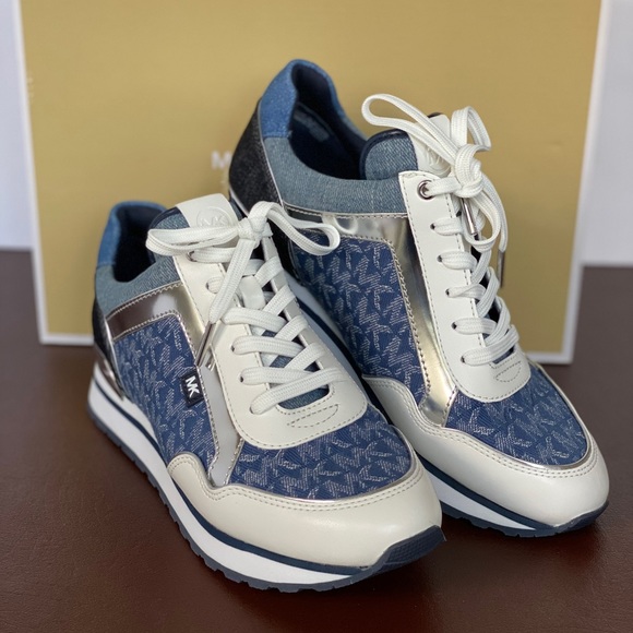 MICHAEL KORS Maddy Trainer Denin Jacquard - Picture 5 of 12